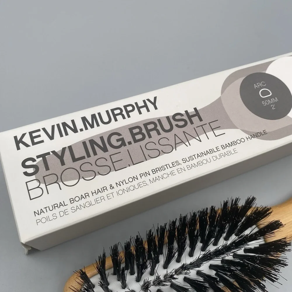 Kevin Murphy Styling Brush Boar and Nylon Bristles Bamboo Medium Lightweight NIB
